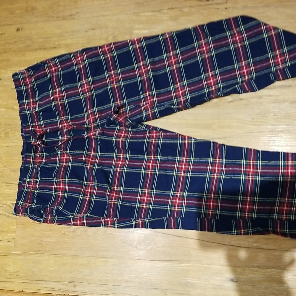 J. Crew Multicolor Plaid Lounge Pants szXL